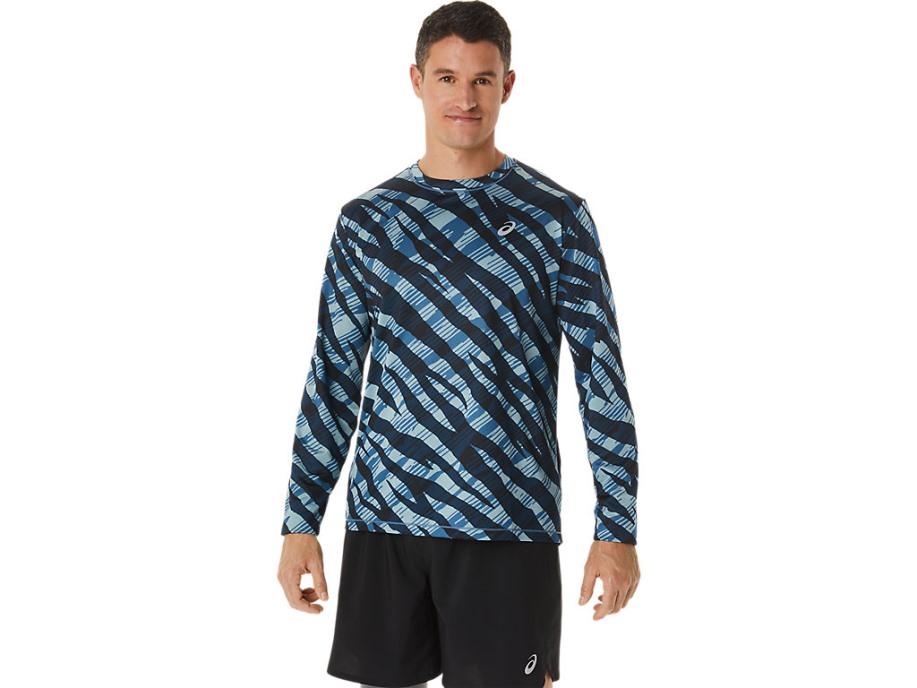 Asics Azure Wild Camo Ls Top