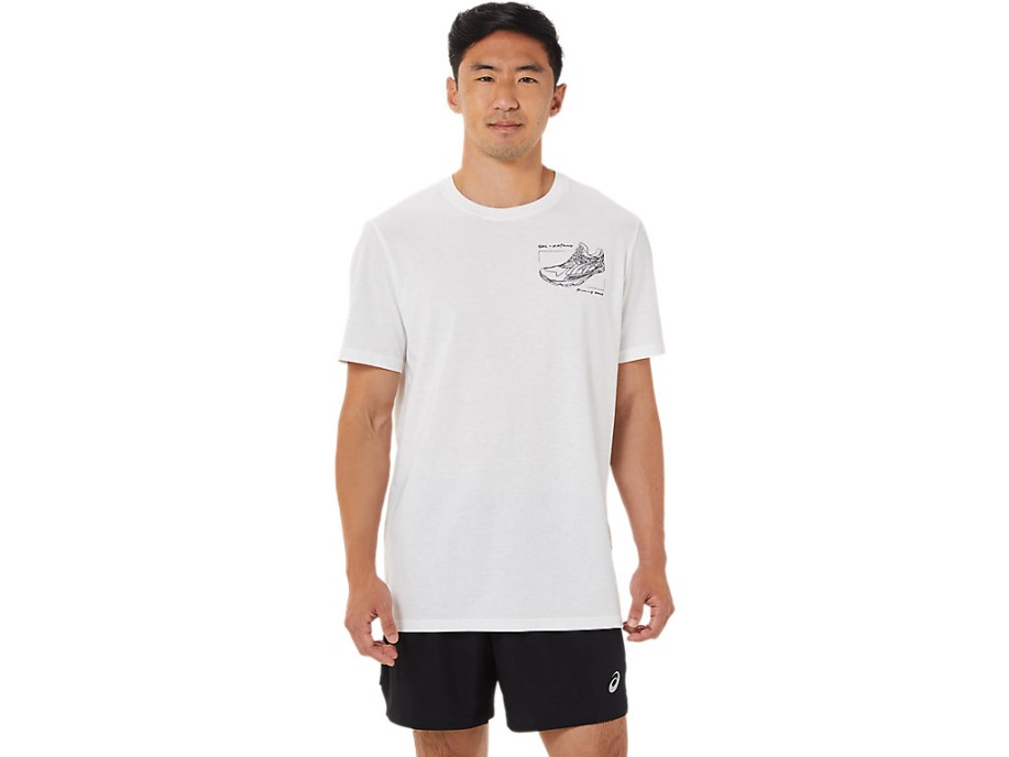 Asics Briljantno Bijeli Ftw Ss Top