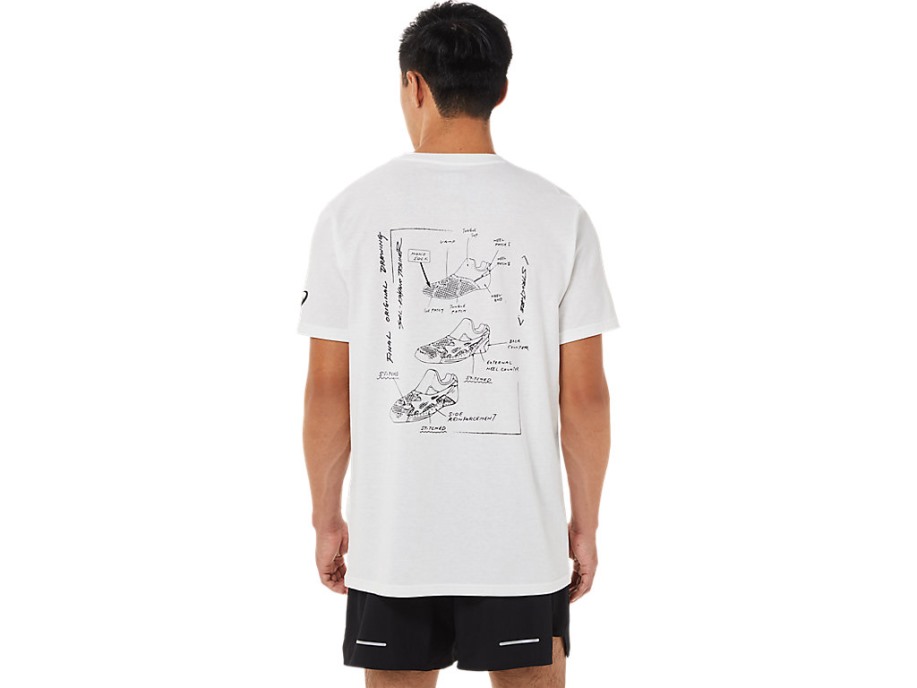 Asics Briljantno Bijeli Ftw Ss Top