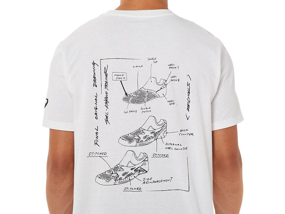 Asics Briljantno Bijeli Ftw Ss Top