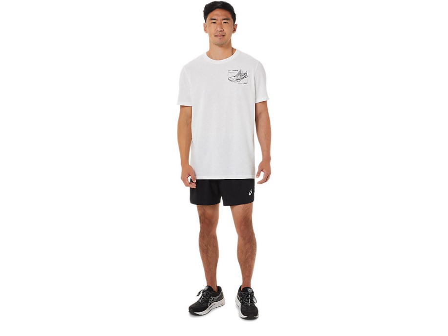 Asics Briljantno Bijeli Ftw Ss Top