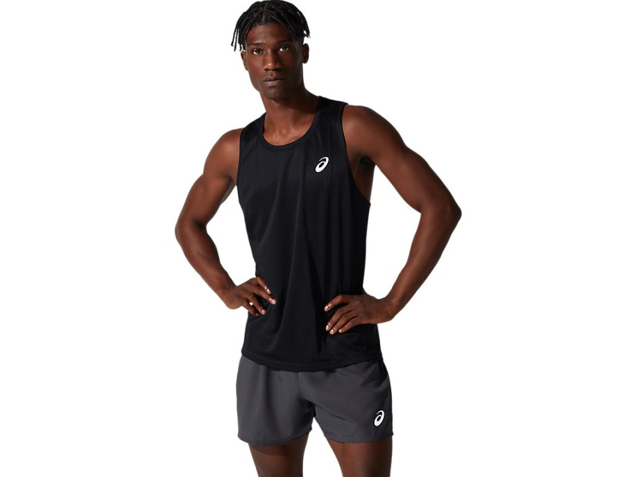 Asics Core Singlet Izvedba Crna