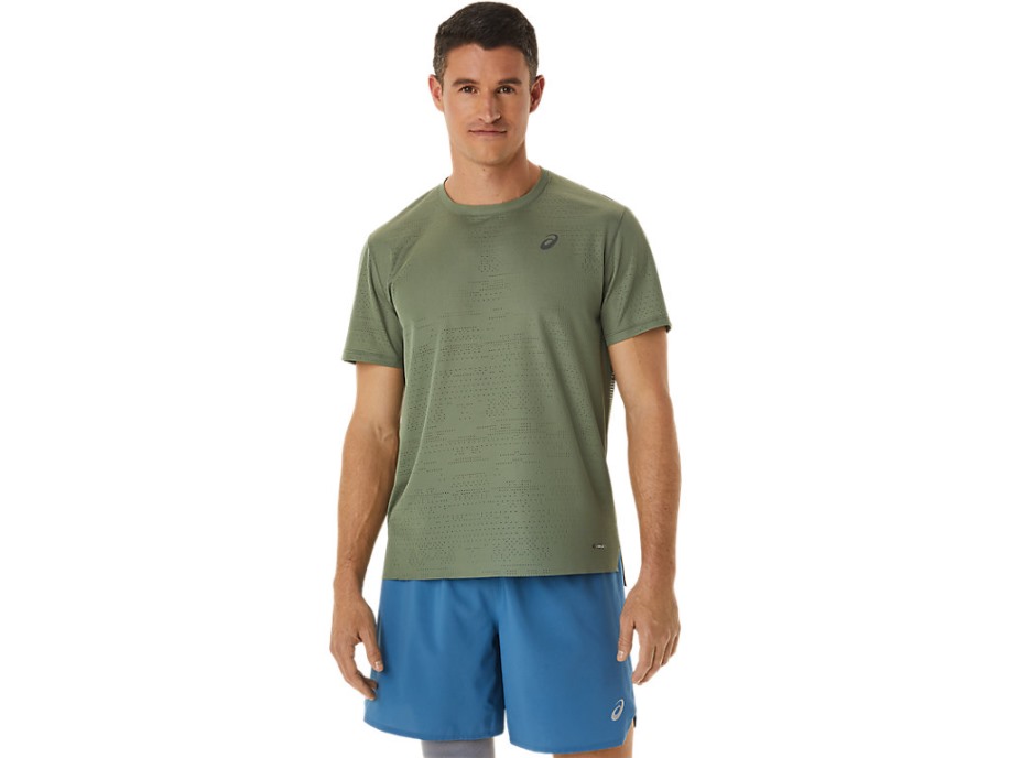 Asics Lichen Green Ventilate 2.0 Ss Top
