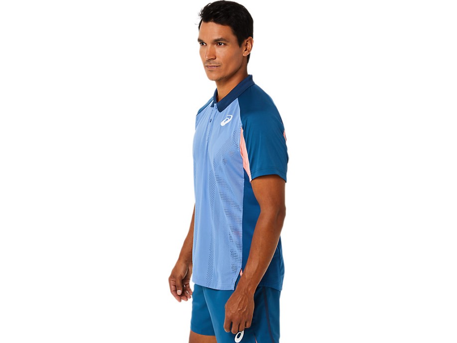 Asics Men Match Actibreeze Polo Majica Svijetli Indigo
