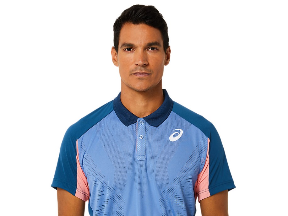 Asics Men Match Actibreeze Polo Majica Svijetli Indigo