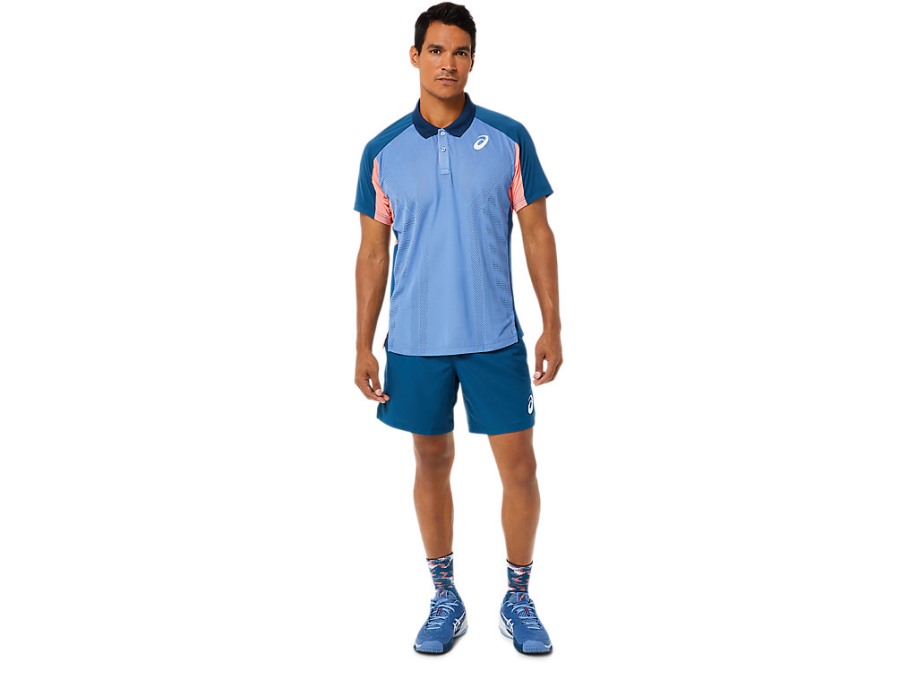 Asics Men Match Actibreeze Polo Majica Svijetli Indigo