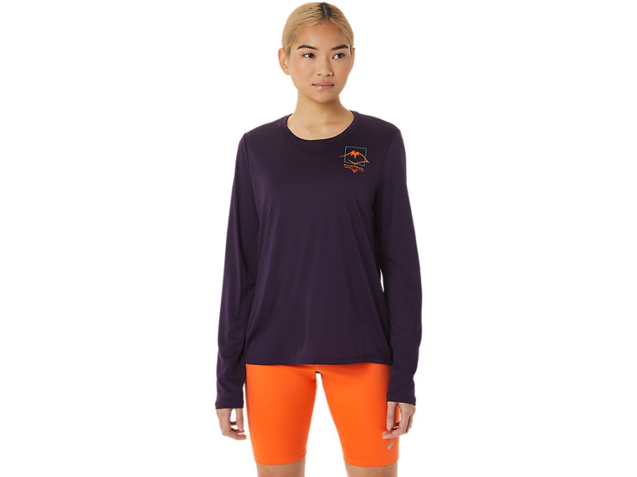 Asics Noćna Nijansa Fujitrail Logo Ls Top