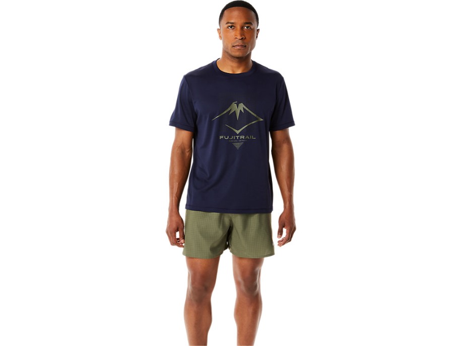 Midnight Fujitrail™ Logo Ss Top Asics