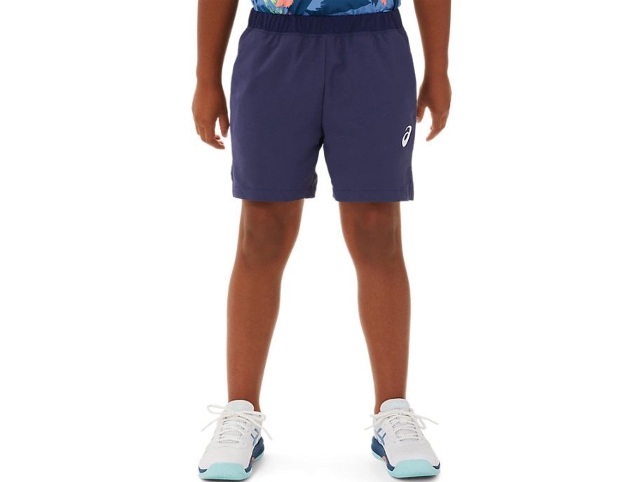 Peacoat Boys Tenis Kratke Asics