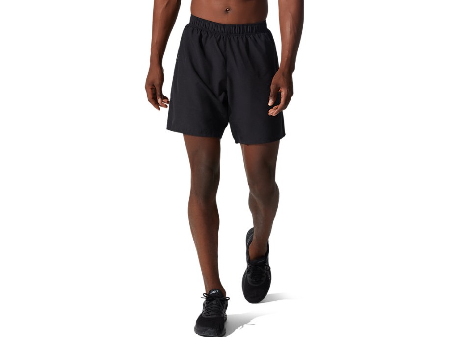 Performance Black Asics Core 2-n-1 7in Short