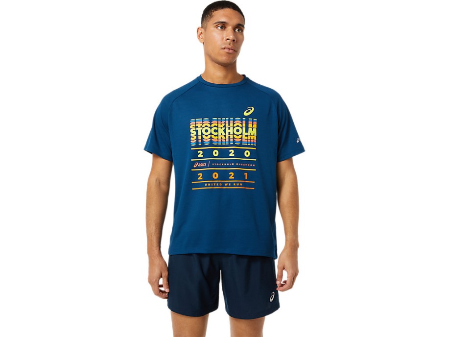 Stockholm Tehnički Ss Top 2 Asics Mako Plava